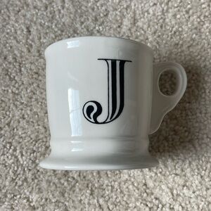LETTER J coffee mug